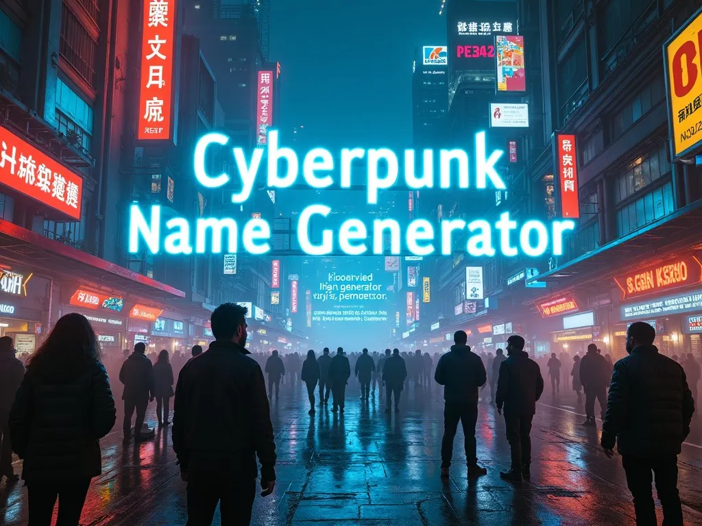 Cyberpunk Name Generator