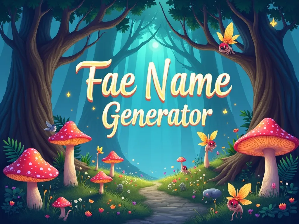 Fae Name Generator